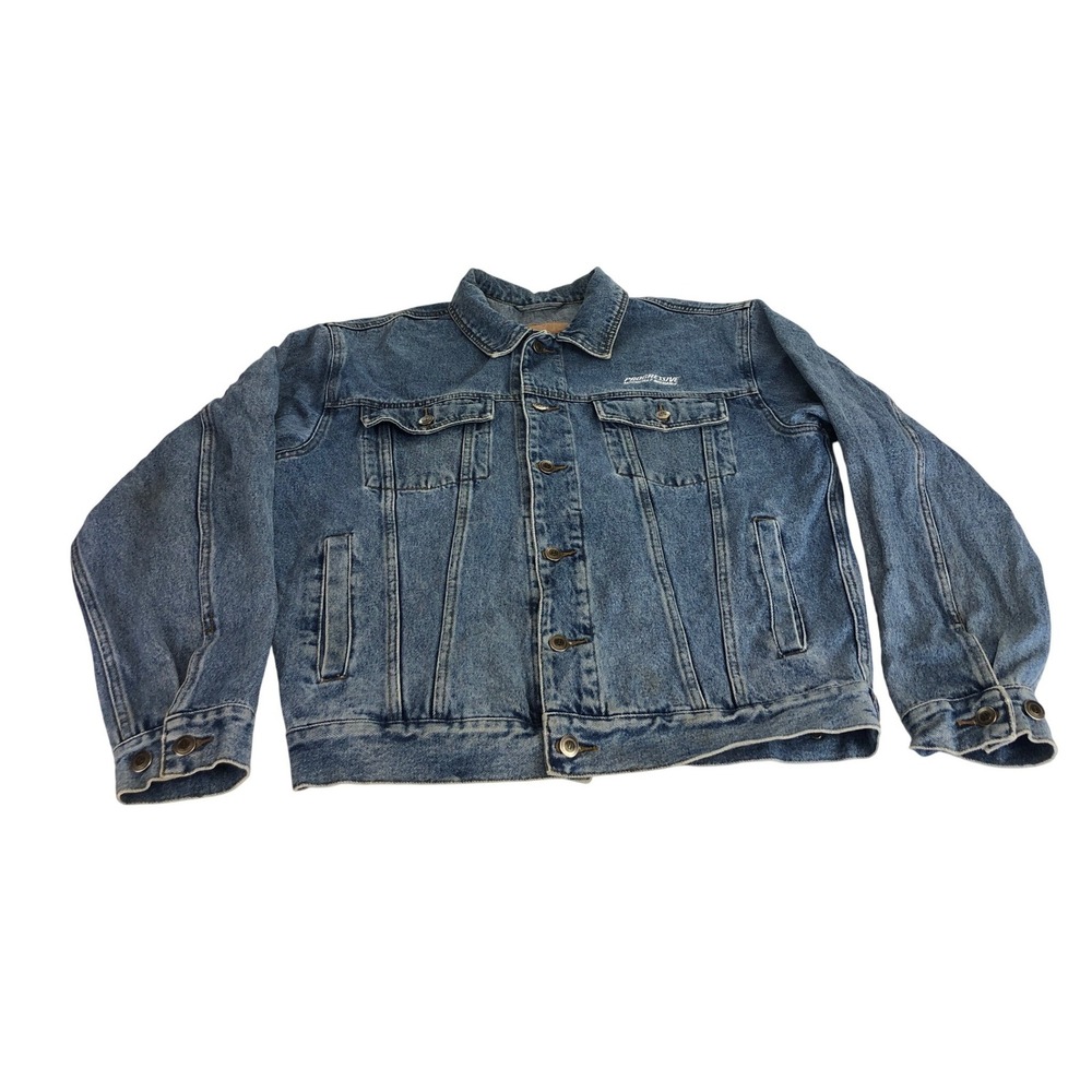 Vintage Identity Swingster Denim Jacket Mens Medium Blue Jean Trucker Style